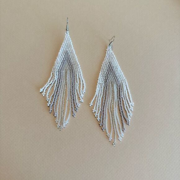 Tassel drop earrings M951 - Picture 3 of 5